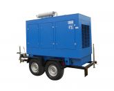 ССМ ЭД-120-Т400-2РКМ2 в шумозащитном кожухе на шасси с АВР